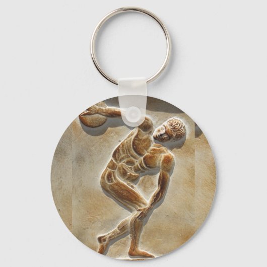 Porte-clés Thrower Disque Grec Ancien - Discobolus (Recto)