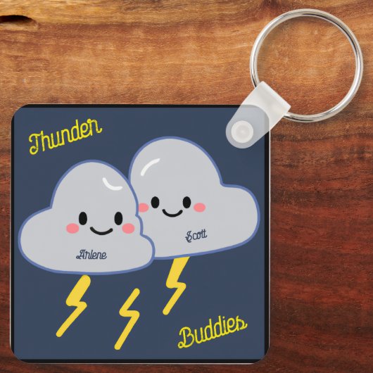 Porte-clés Thunder Buddies Customized (Verso)