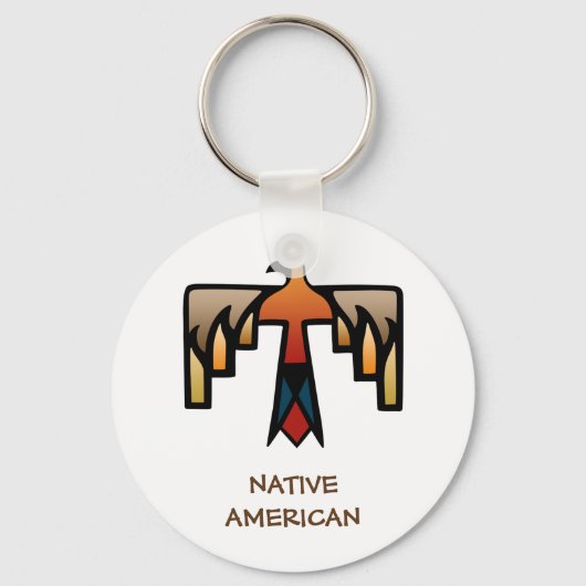 Porte-clés Thunderbird - Symbole amérindien amérindien (Recto)