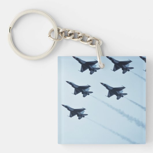 Porte-clés Thunderbirds F-16 Airshow (Devant)