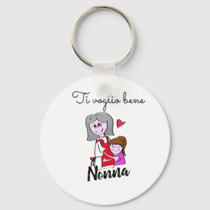 Porte-clés Ti voglio bene grand-ma Key Ring
