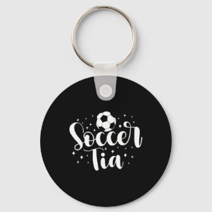 Porte-clés Tia de foot d'un joueur de football Tia tante de f