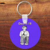 Porte-clés Tibbs Omalay Deutéronome 8:18 (Recto)