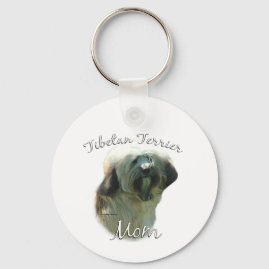 Porte-clés Tibétain Terrier Maman 2 (Recto)