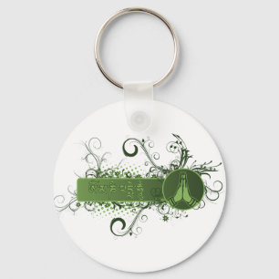 Porte-clés Tibétain vert de Namaste