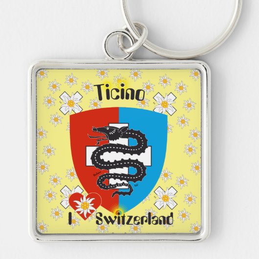 Porte-clés Ticino Tessin (Devant)