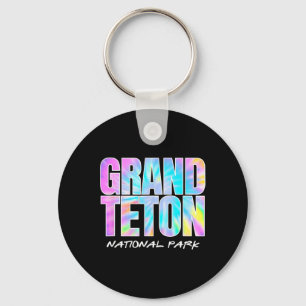 Porte-clés Tie Dye Grand Teton National Park Wyoming Enfants