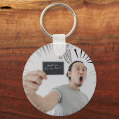 Porte-clés Tiens, c'est mon tour ! – Conception d'expression (Recto)