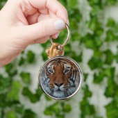 Porte-clés Tiger Chat Stripes Jungle Mist Animal (Main)