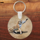 PORTE-CLÉS TIGER EN COLÈRE (Recto)