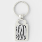 Porte-clés Tiger noir et blanc (Devant)