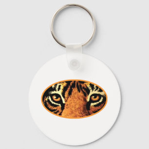 Porte-clés Tiger Yeux Orange MUSÉE Zazzle Cadeaux