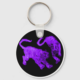 Porte-clés Tigers Gibney Le MUSÉE Zazzle
