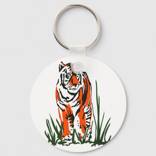 Porte-clés Tigre à patte (Recto)