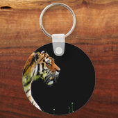 Porte-clés Tigre approchant - Oeuvres d'art d'animaux sauvage (Recto)