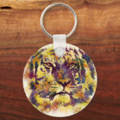 Porte-clés Tigre aquarelle (Recto)