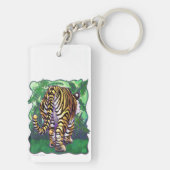 Porte-clés Tigre Art Monogramme (Dos)