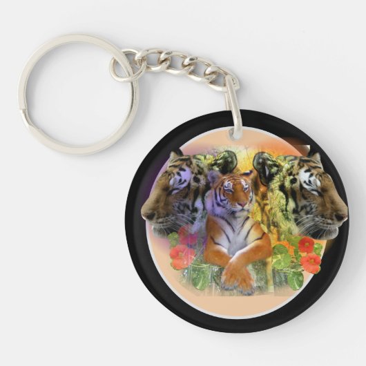 Porte-clés Tigre au zoo Henry Doorly (Devant)