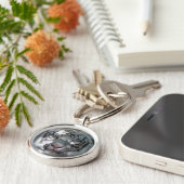 Porte-clés Tigre blanc (Côté)