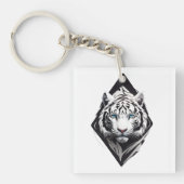Porte-clés Tigre blanc (Devant)