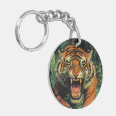Porte-clés Tigre dans la jungle (Devant gauche)