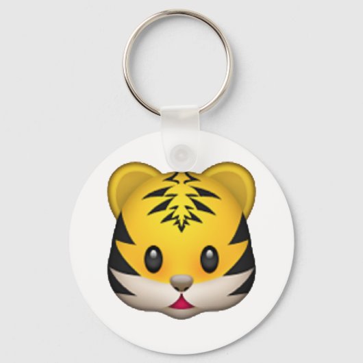 Porte-clés Tigre - Emoji (Recto)