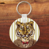 Porte-clés Tigre En Soirée Porter (Recto)