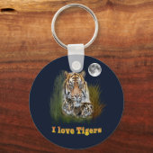 Porte-clés Tigre et petits (Recto)