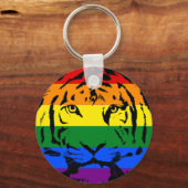Porte-clés Tigre LGBT (Recto)