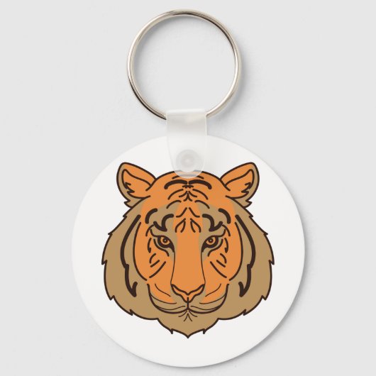 Porte-clés Tigre orange (Recto)