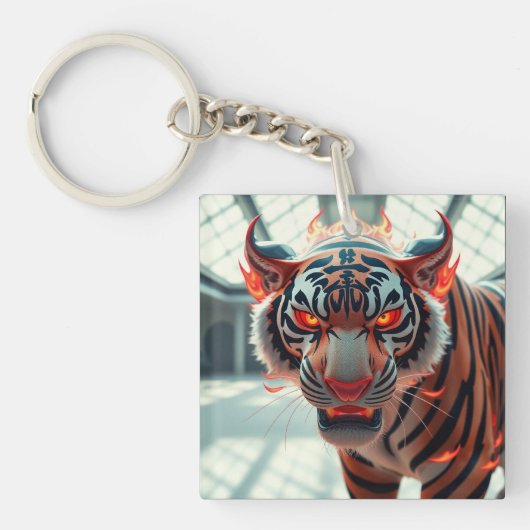 Porte-clés Tigre Sauvage (Devant)