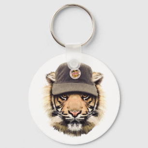 Porte-clés Tigre surfant