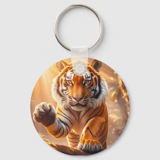 Porte-clés Tigre - Tigre d'or (Recto)