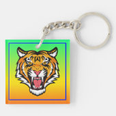 Porte-clés Tigre torche tête-25818 (Dos)