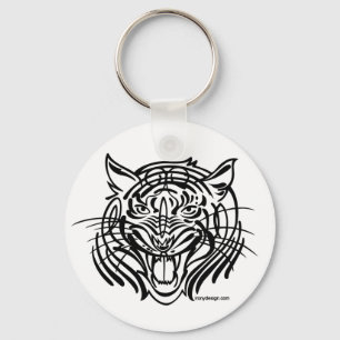 Porte-clés Tigre tribal