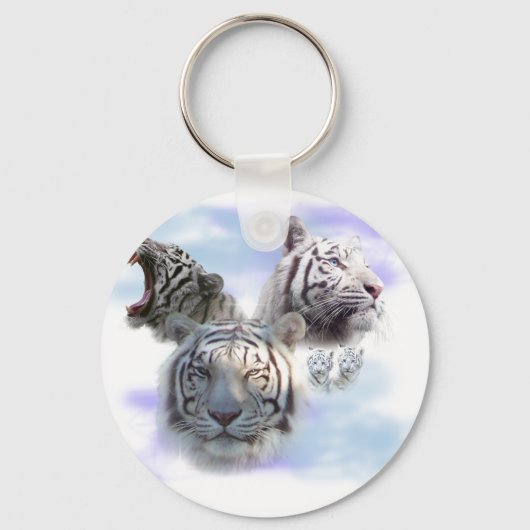Porte-clés Tigres blancs (Recto)