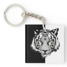 Tigres en noir et blanc
