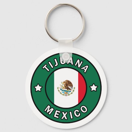 Porte-clés Tijuana Mexico button (Recto)
