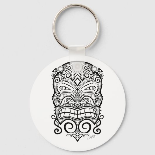 Porte-clés Tiki Mask (Recto)