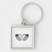 Porte-clés Til Death - Skeleton Heart Hands (Devant)