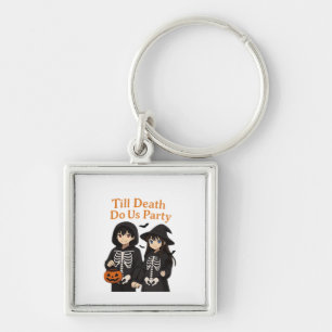 Porte-clés Till Death Do Us Party - Anime Halloween Couple Cl