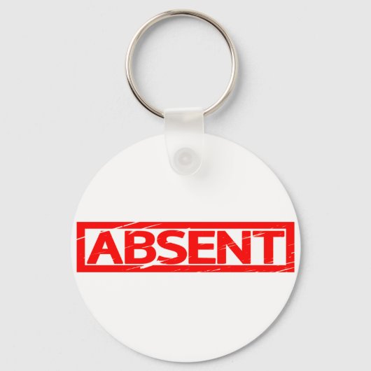 Porte-clés Timbre absent (Verso)