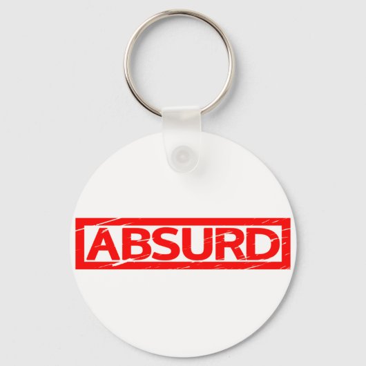 Porte-clés Timbre Absurde (Recto)