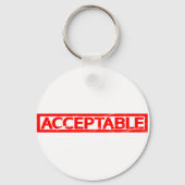 Porte-clés Timbre acceptable (Verso)