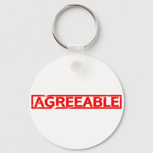 Porte-clés Timbre acceptable (Recto)