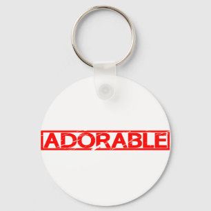 Porte-clés Timbre adorable