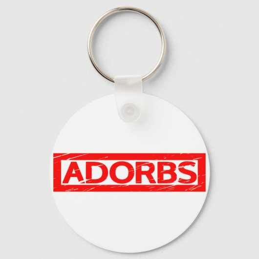 Porte-clés Timbre Adorbs (Recto)