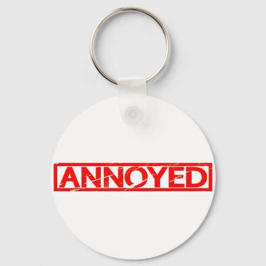 Porte-clés Timbre agacé (Recto)