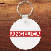 Porte-clés Timbre Angelica (Recto)