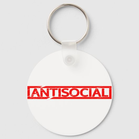Porte-clés Timbre antisocial (Recto)